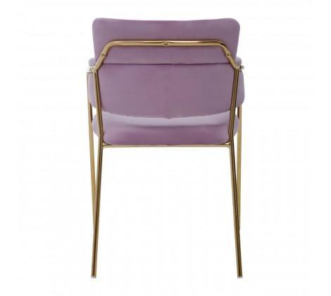 Tamzin Pink Velvet Dining Chair - Modern Home Interiors