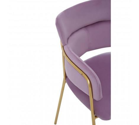 Tamzin Pink Velvet Dining Chair - Modern Home Interiors