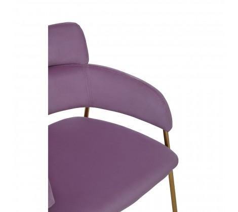 Tamzin Pink Velvet Dining Chair - Modern Home Interiors