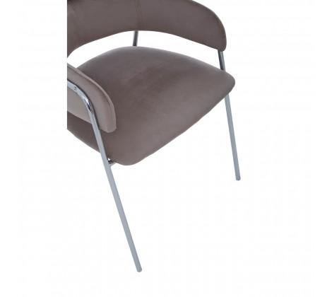 Tamzin Mink Velvet Dining Chair - Modern Home Interiors