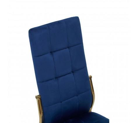 Tamzin Blue Velvet High Back Dining Chair - Modern Home Interiors