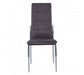 Tamzin Mink Velvet High Back Dining Chair - Modern Home Interiors