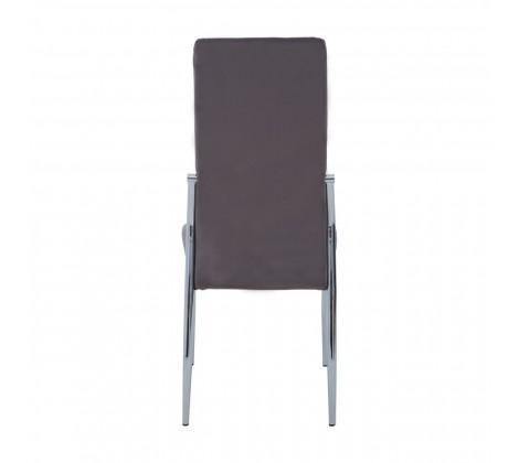 Tamzin Mink Velvet High Back Dining Chair - Modern Home Interiors