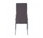 Tamzin Mink Velvet High Back Dining Chair - Modern Home Interiors