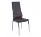 Tamzin Mink Velvet High Back Dining Chair - Modern Home Interiors