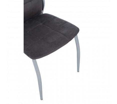 Tamzin Mink Velvet High Back Dining Chair - Modern Home Interiors