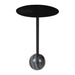 Rabia Black Marble Base Side Table - Modern Home Interiors