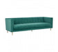 Otylia 3 Seat Green Sofa - Modern Home Interiors