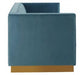 Opal 3 Seat Light Blue Sofa - Modern Home Interiors