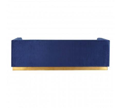 Opal 3 Seat Deep Blue Sofa - Modern Home Interiors