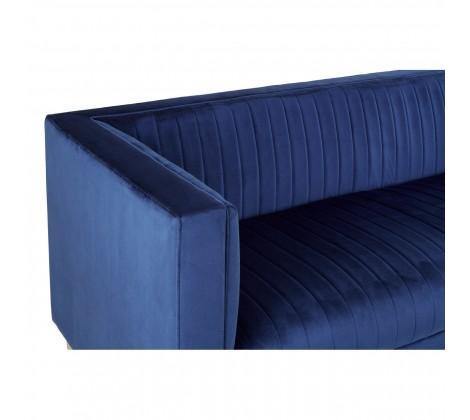 Opal 3 Seat Deep Blue Sofa - Modern Home Interiors