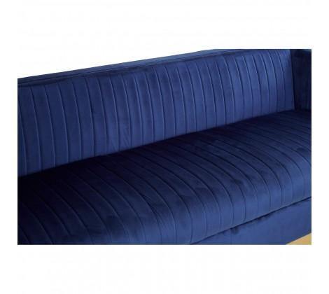 Opal 3 Seat Deep Blue Sofa - Modern Home Interiors