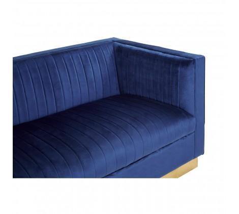 Opal 3 Seat Deep Blue Sofa - Modern Home Interiors