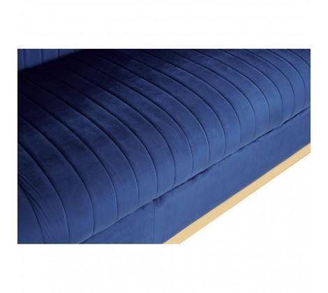 Opal 3 Seat Deep Blue Sofa - Modern Home Interiors