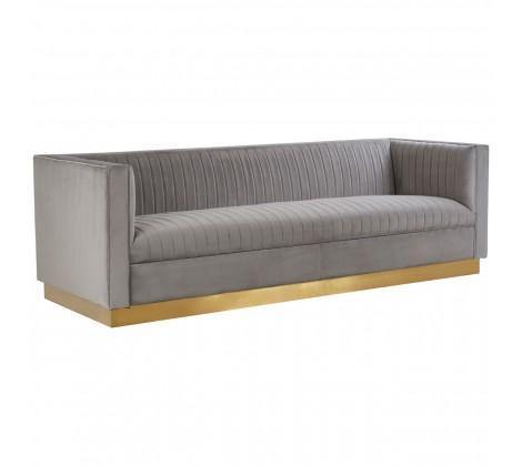 Opal 3 Seat Grey Sofa - Modern Home Interiors