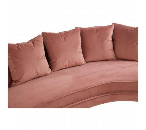 Osdin 4 Seat Salmon Pink Sofa - Modern Home Interiors