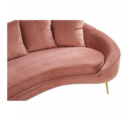 Osdin 4 Seat Salmon Pink Sofa - Modern Home Interiors