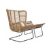 Manado Rattan Lounge Chair + Footstool - Modern Home Interiors