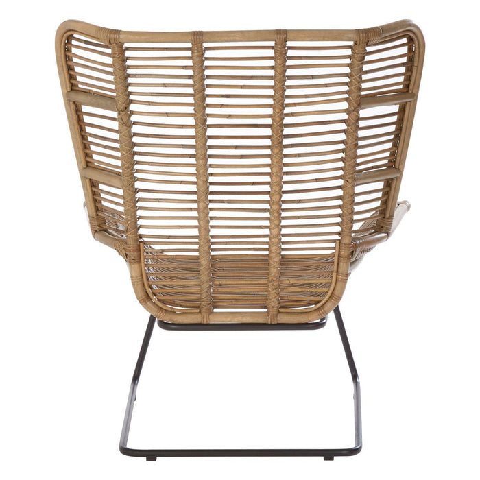 Manado Rattan Lounge Chair + Footstool - Modern Home Interiors