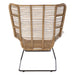 Manado Rattan Lounge Chair + Footstool - Modern Home Interiors