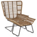 Manado Rattan Lounge Chair + Footstool - Modern Home Interiors