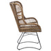 Manado Rattan Lounge Chair + Footstool - Modern Home Interiors