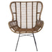 Manado Rattan Lounge Chair + Footstool - Modern Home Interiors