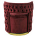 Bola Wine Velvet Chair - Modern Home Interiors