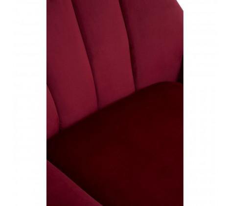 Billi Red Velvet Chair - Modern Home Interiors