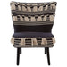 Natural Cefena Black Moroccan Chair - Modern Home Interiors