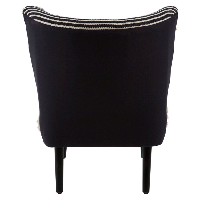 Natural Cefena Black Moroccan Chair - Modern Home Interiors