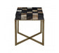 Relic Side Table With Brass Finish - Modern Home Interiors