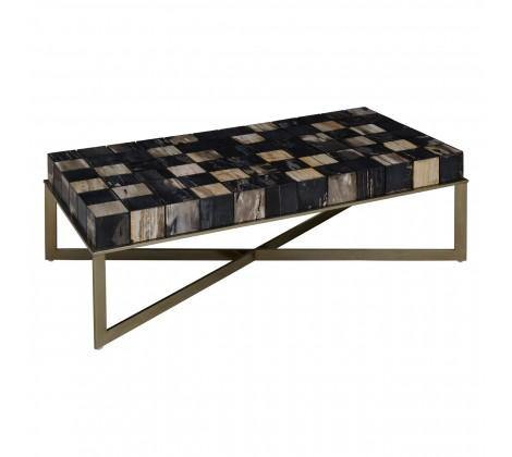 Relic Coffee Table With Brass Finish - Modern Home Interiors