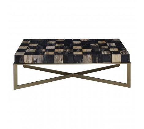 Relic Coffee Table With Brass Finish - Modern Home Interiors