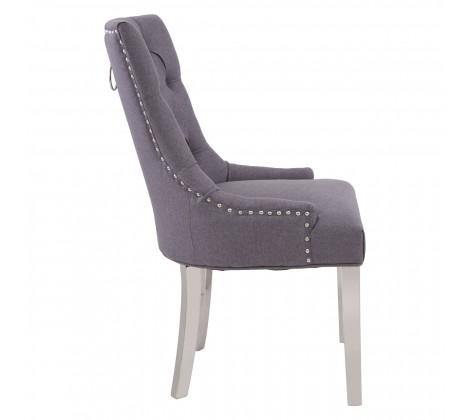 Richmond Grey Velvet Dining Chair - Modern Home Interiors