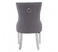 Richmond Grey Velvet Dining Chair - Modern Home Interiors