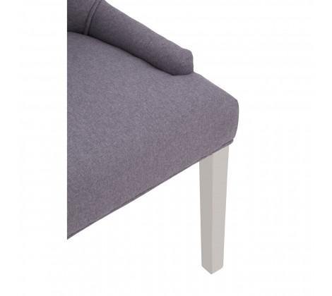 Richmond Grey Velvet Dining Chair - Modern Home Interiors