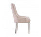 Richmond Natural Velvet Dining Chair - Modern Home Interiors