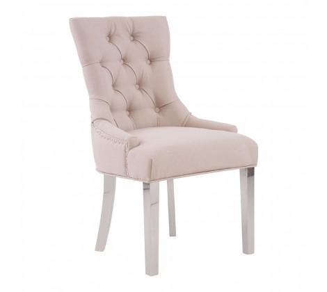 Richmond Natural Velvet Dining Chair - Modern Home Interiors