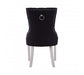 Richmond Black Velvet Dining Chair - Modern Home Interiors