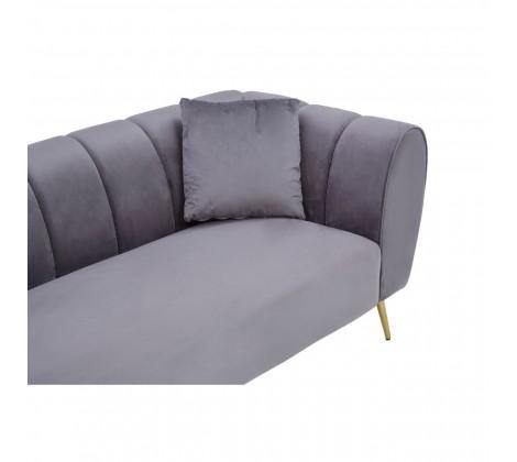 Florine 3 Seat Grey Velvet Sofa - Modern Home Interiors