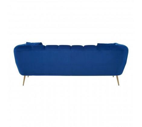 Florine 3 Seat Midnight Velvet Sofa - Modern Home Interiors