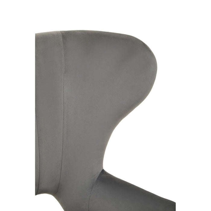 Grey Velvet Armchair