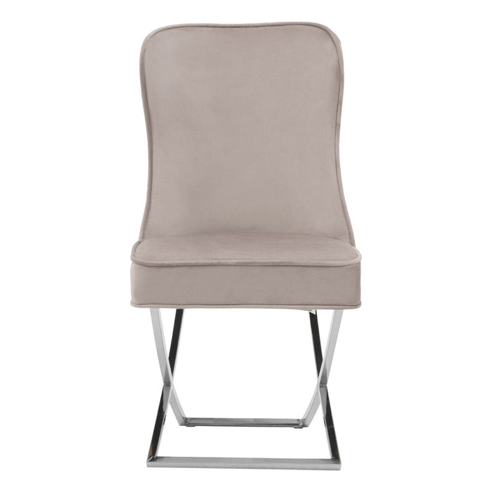 Bella Velvet Chair - All Colours / Gold or Silver Legs - Modern Home Interiors