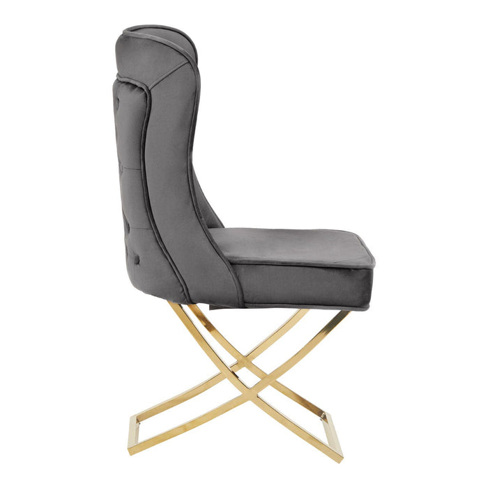 Bella Velvet Chair - All Colours / Gold or Silver Legs - Modern Home Interiors