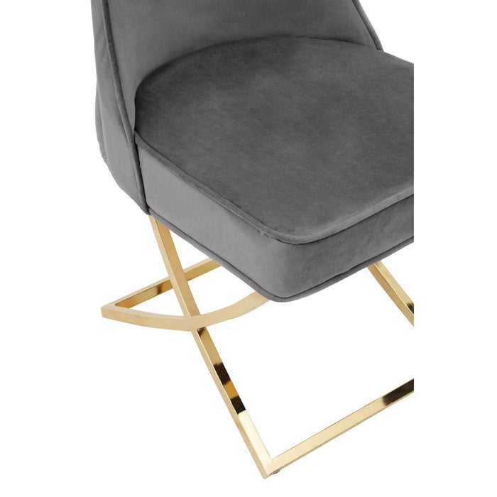 Bella Velvet Chair - All Colours / Gold or Silver Legs - Modern Home Interiors