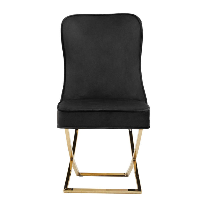 Bella Velvet Chair - All Colours / Gold or Silver Legs - Modern Home Interiors