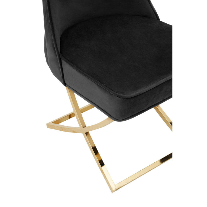 Bella Velvet Chair - All Colours / Gold or Silver Legs - Modern Home Interiors