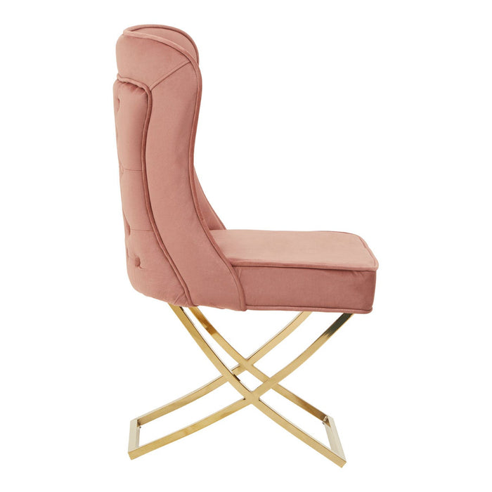 Bella Velvet Chair - All Colours / Gold or Silver Legs - Modern Home Interiors