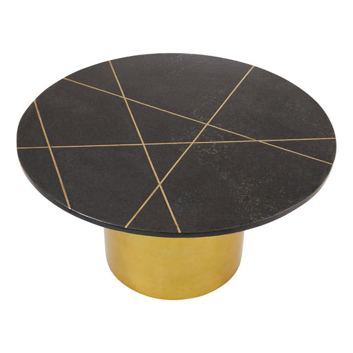 RABIA COFFEE TABLE WITH BLACK MARBLE TOP - Modern Home Interiors